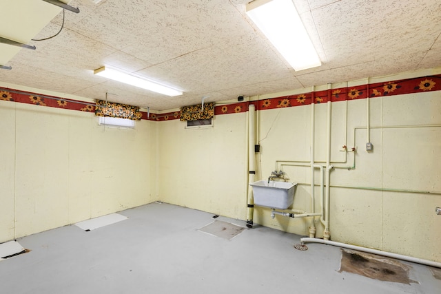 416 Riverview Dr E, Great Falls, MT 59404 - below grade area featuring a sink