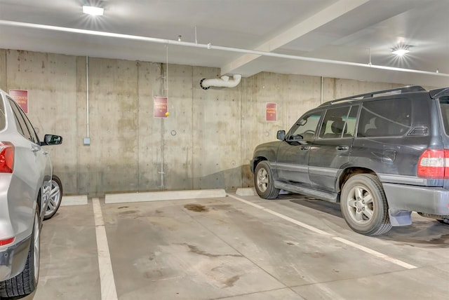 view of parking deck