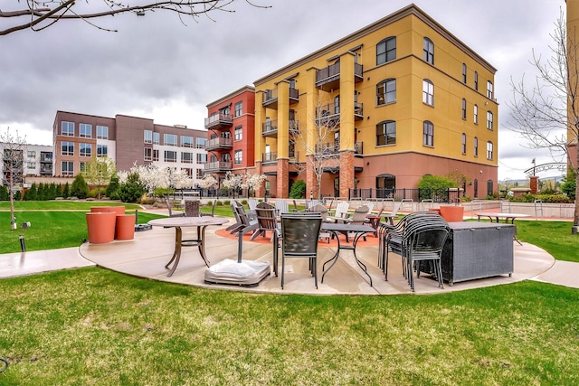 exterior space featuring fence