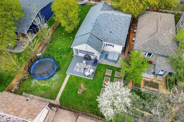 drone / aerial view