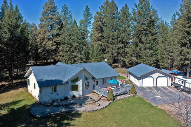 261 Green Briar Trl, Eureka, MT 59917 - bird's eye view
