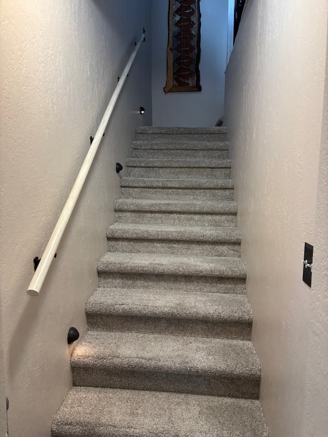 view of stairs