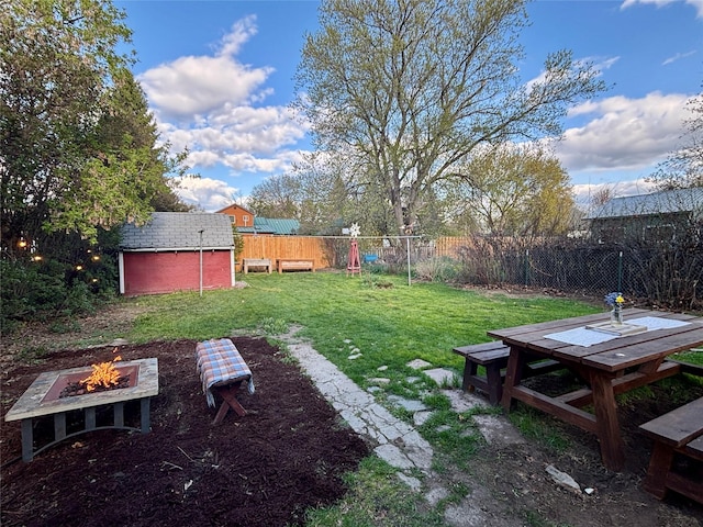 view of yard
