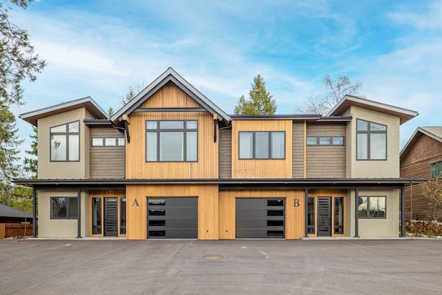 exterior space with an attached garage and driveway