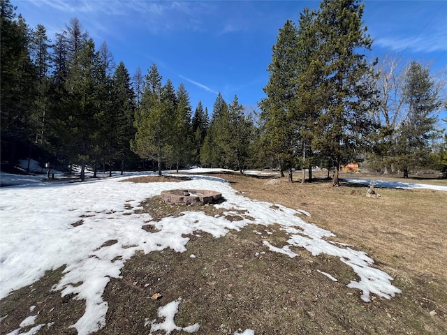 557 Crows Nest Main St, Haugan, MT 59842 - view of yard covered in snow