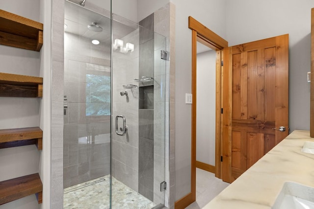 full bath featuring a stall shower
