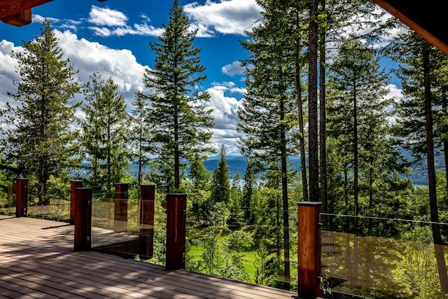 view of deck