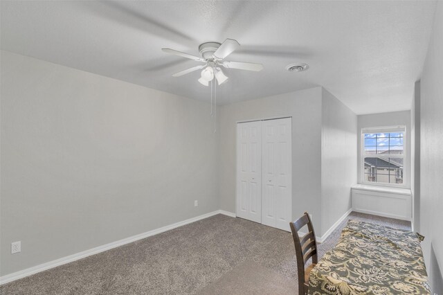 208 40th Ave NE, Great Falls, MT 59404 - unfurnished bedroom with a closet, carpet flooring, baseboards, and visible vents