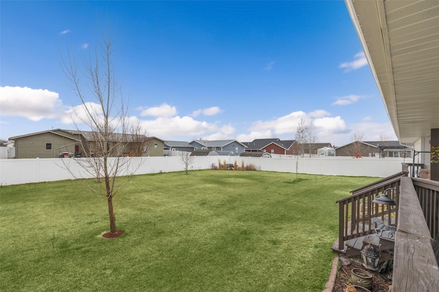 208 40th Ave NE, Great Falls, MT 59404 - view of yard featuring a fenced backyard and a residential view