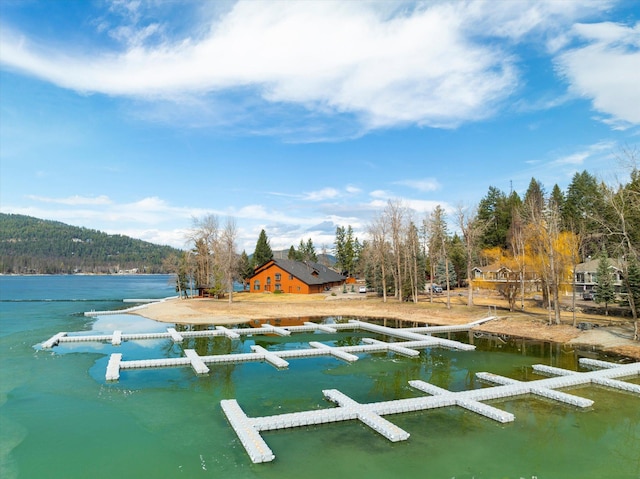 14 Marina Crest Ln, Whitefish, MT 59937 - exterior space with a water view