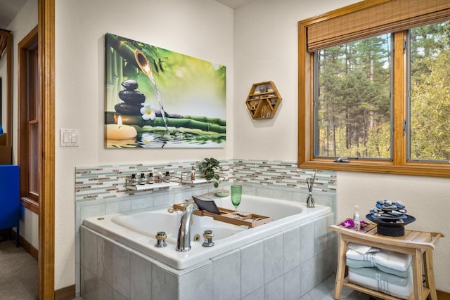 145 Little Mountain Ln, Whitefish, MT 59937 - bathroom with a garden tub