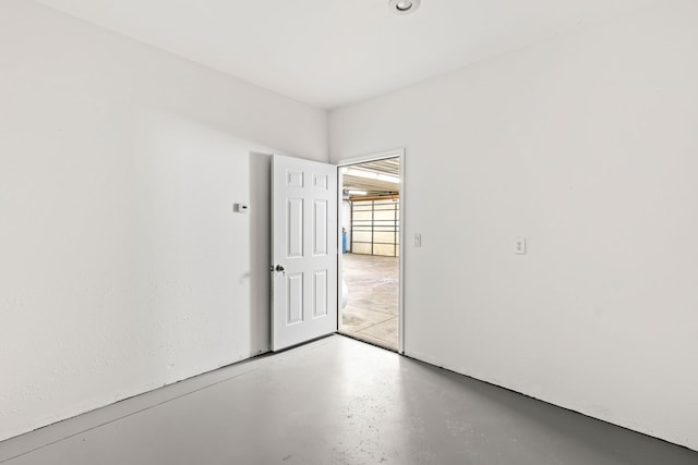 empty room with concrete floors