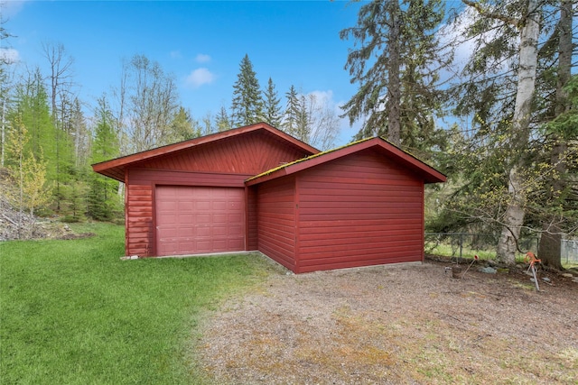 535 Reservoir Rd, Whitefish, MT 59937 - garage with fence