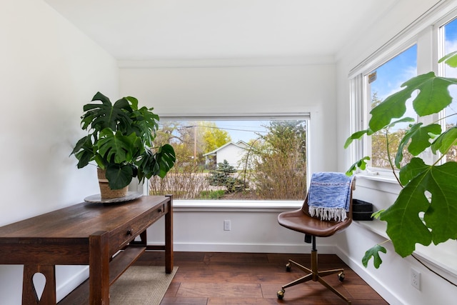 309 7th Ave W, Polson, MT 59860 - office with hardwood / wood-style floors and baseboards