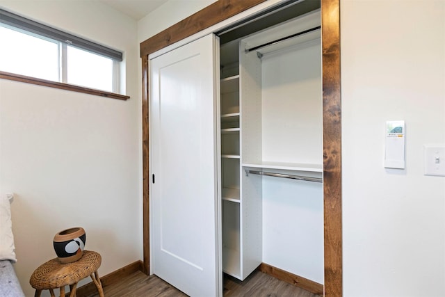 view of closet