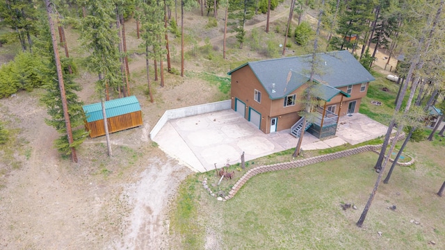 aerial view