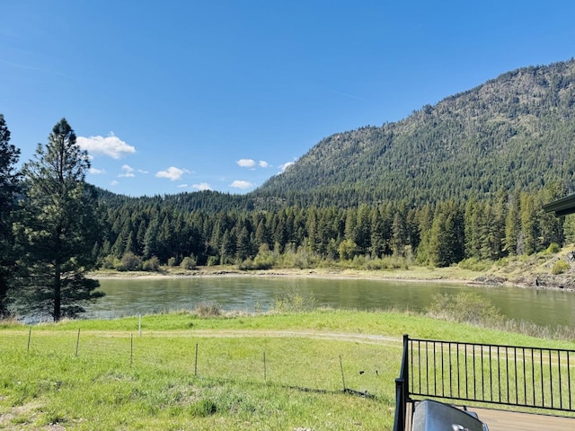 29 Shoreline Dr, Thompson Falls, MT 59873 - mountain view with a forest and a nearby body of water