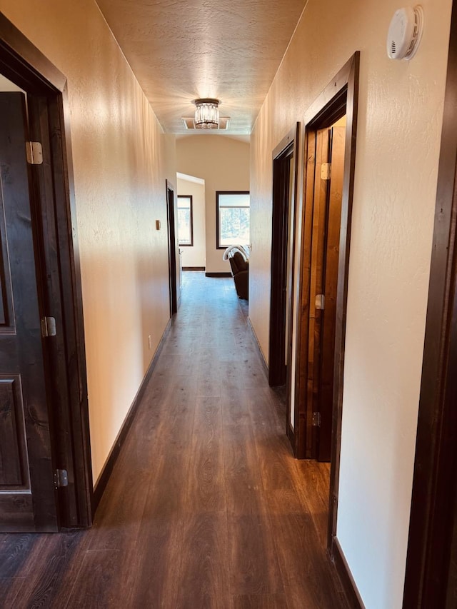 29 Shoreline Dr, Thompson Falls, MT 59873 - hall with dark wood-type flooring and baseboards