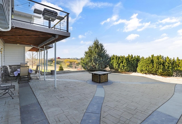 2301 Larkspur Ln, Great Falls, MT 59404 - view of patio featuring a balcony