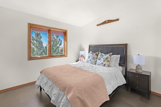 2301 Larkspur Ln, Great Falls, MT 59404 - bedroom with baseboards and lofted ceiling