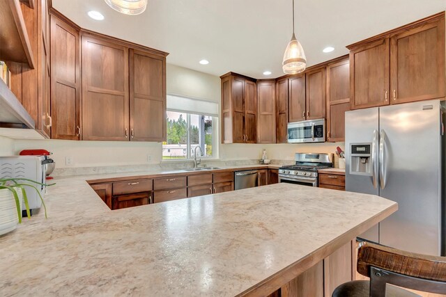 118 Rambling River Rd, Stevensville, MT 59870 - living area featuring light wood-style flooring, ceiling fan, and a barn door