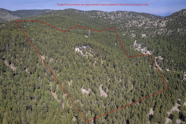 550 Jackson Meadows Rd, Kila, MT 59920 - view of property location featuring property boundaries highlighted