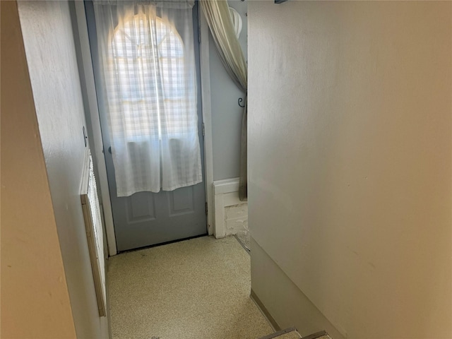 view of doorway to outside
