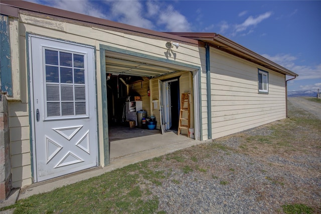 view of outbuilding