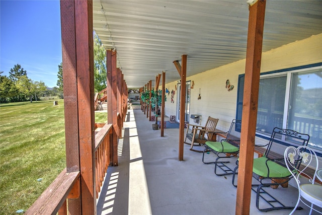 view of patio