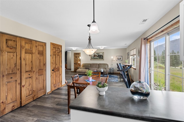 70 Moccasin Ln, Thompson Falls, MT 59873 - dining space featuring dark wood-style flooring