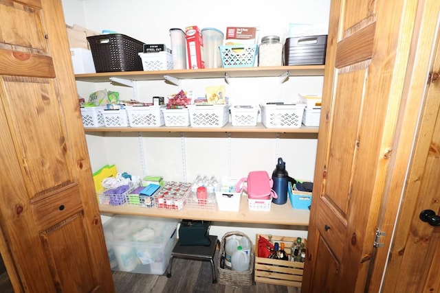 view of storage