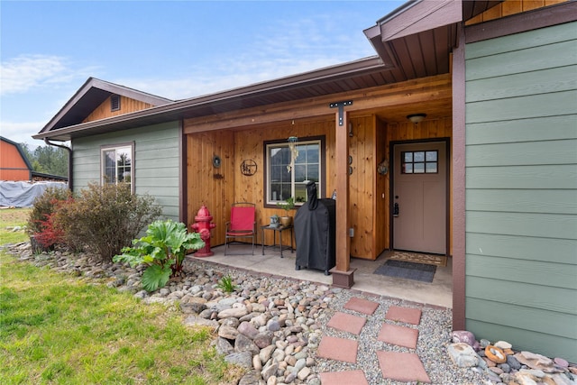 70 Moccasin Ln, Thompson Falls, MT 59873 - view of exterior entry with a porch