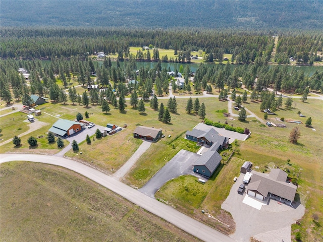 70 Moccasin Ln, Thompson Falls, MT 59873 - aerial view of property's location with a heavily wooded area
