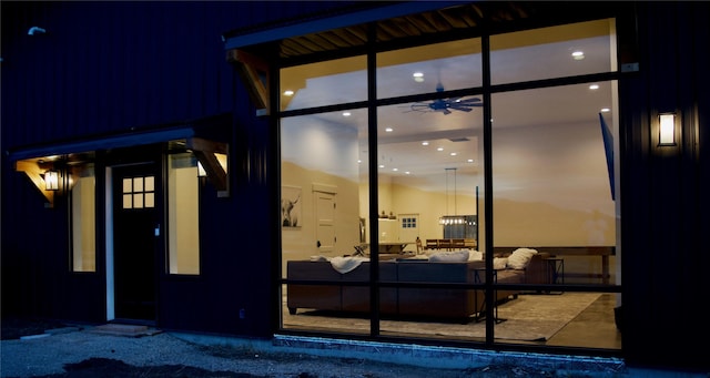 288 Costich Lake Rd, Eureka, MT 59917 - doorway to property with an outdoor living space
