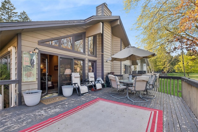 85 Golf Ter, Bigfork, MT 59911 - deck with outdoor dining space