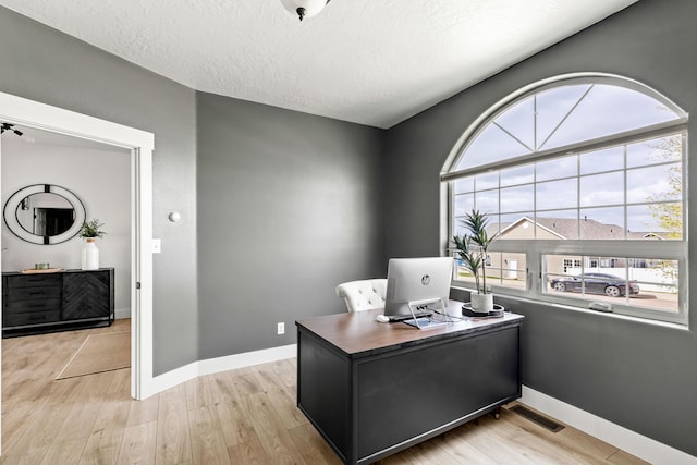 3201 12th St NE, Great Falls, MT 59404 - office space with baseboards, visible vents, plenty of natural light, and light wood-style flooring