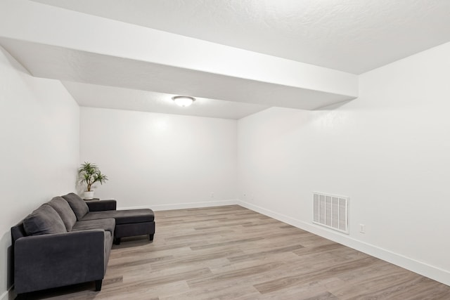 3201 12th St NE, Great Falls, MT 59404 - sitting room with baseboards, light wood-style flooring, and visible vents