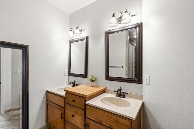 3201 12th St NE, Great Falls, MT 59404 - full bathroom featuring a sink and double vanity
