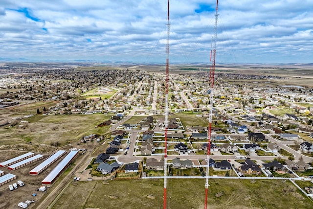 3201 12th St NE, Great Falls, MT 59404 - drone / aerial view with a residential view
