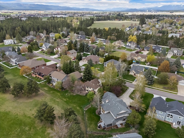128 River View Dr, Kalispell, MT 59901 - aerial view of property and surrounding area featuring nearby suburban area