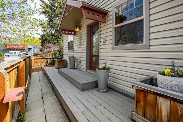 view of deck