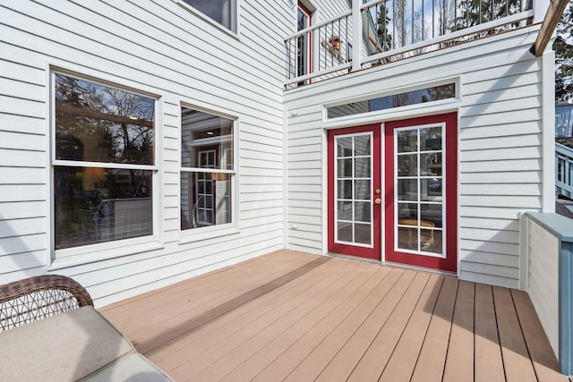 view of deck