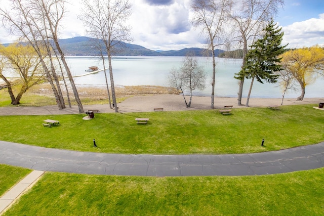 1400 Wisconsin Ave Unit 308, Whitefish, MT 59937 - water view featuring mountains
