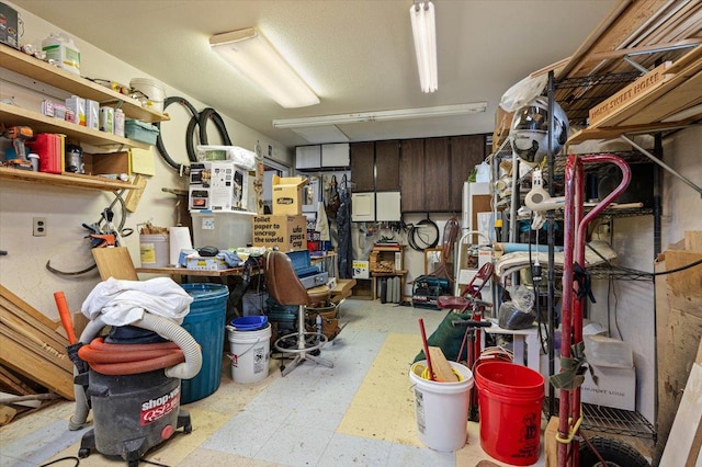 view of storage room