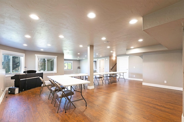 2626 Muirfield Ct, Missoula, MT 59808 - dining room featuring wood finished floors and recessed lighting