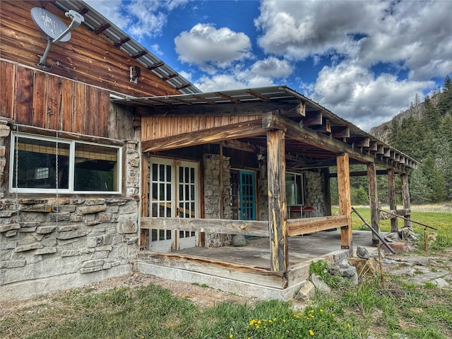 9536 Mt Highway 200, Plains, MT 59859 - view of wooden terrace