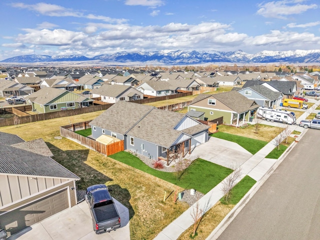 1521 Cheery Dr, Belgrade, MT 59714 - drone / aerial view featuring a mountain view and a residential view