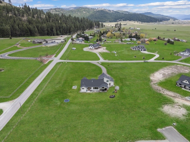 1007 Pheasant Ridge Dr, Kalispell, MT 59901 - aerial view of property's location with a mountainous background
