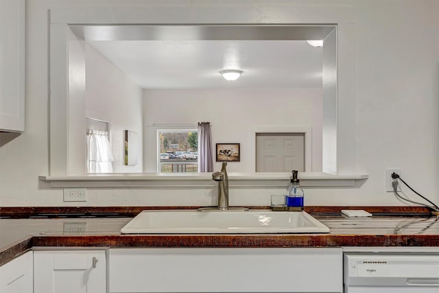 interior space featuring vanity