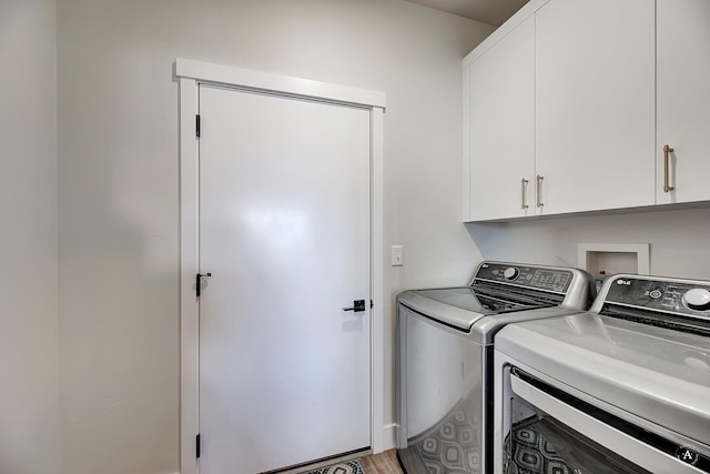 2800 Ashley Ave, East Helena, MT 59635 - clothes washing area with cabinet space and washer and dryer
